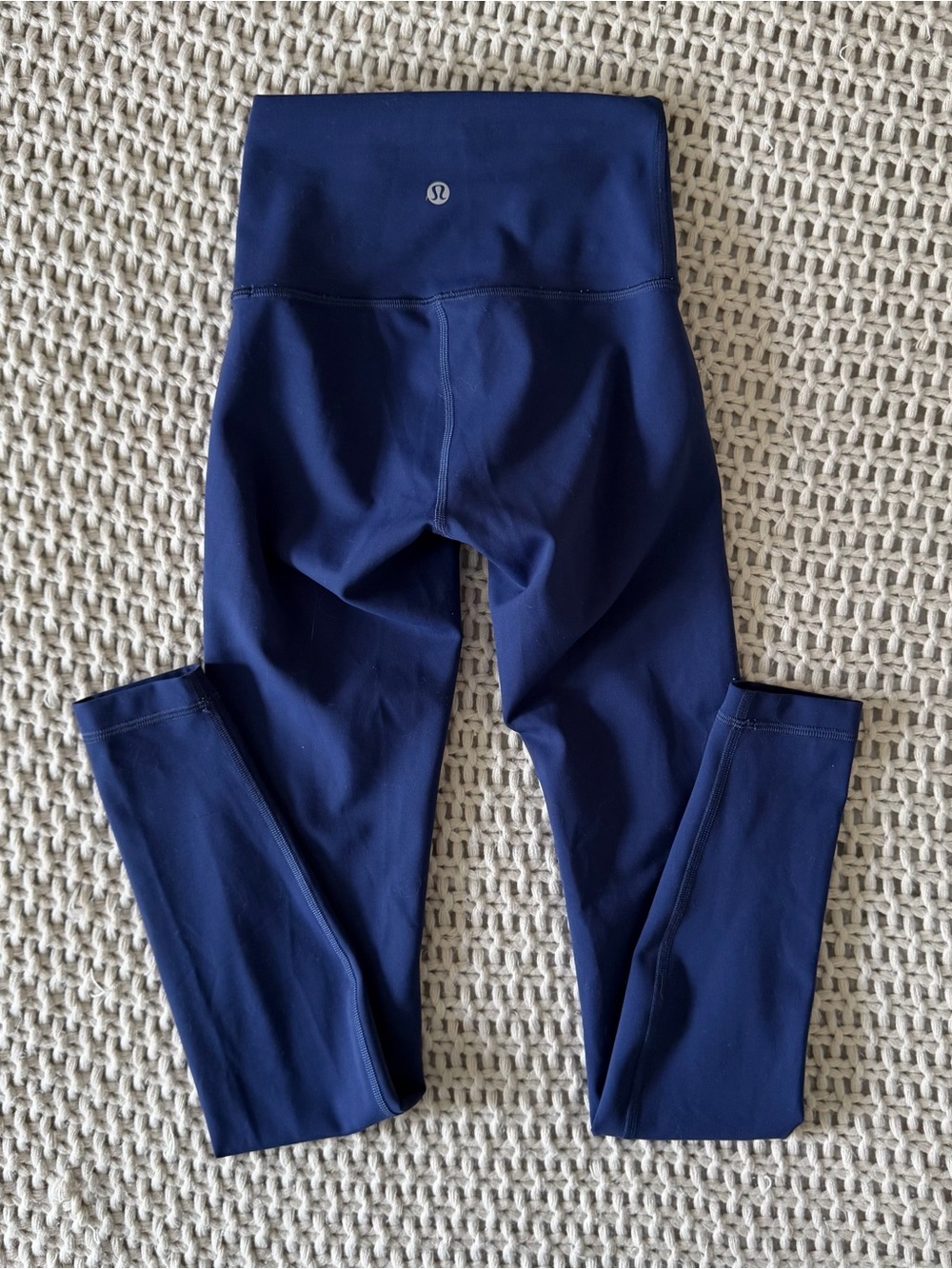 Lululemon Wunder Under Train High Rise Navy Blue Full Length 28” Inseam Yoga Gym